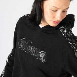 SUDADERA DEPORTIVA ENCAJE ESTRELLA