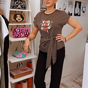 CAMISETA "ROCK STAR MOOD" RAYAS - Imagen 6