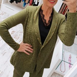 CHAQUETA GUEPARDA VERDE - Imagen 3