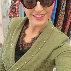 CHAQUETA GUEPARDA VERDE - Imagen 4