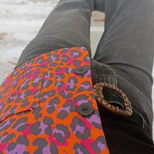 CHAQUETA "I'M FELINA" NARANJA - Imagen 2