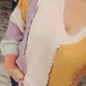 JERSEY PICO VARIOS COLORES Y LENTEJUELAS