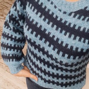 JERSEY TONOS AZULES ESTAMPADO ORIGINAL