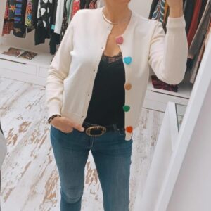 REBECA CRUDO BOTONES CORAZONES