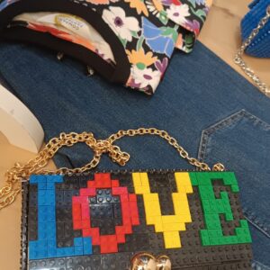 BOLSO CARTERA LEGO NEGRO LOVE